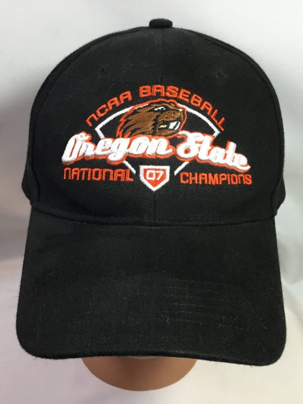 Oregon State Beavers Baseball National Champions Hat 2006 2007 Back-2-Back